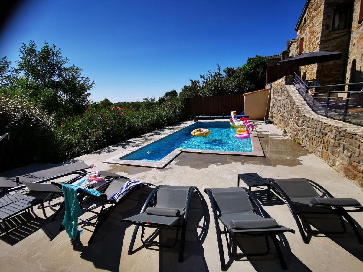 Magnifique Gite En Pierres 6 Personnes Avec Piscine Privee Ardeche Plein Sud Lablachère 外观 照片